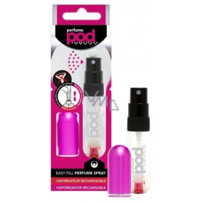 Travalo Perfume Under Pure Essentials Hot Pink Refillable Bottle With Spray 5ml