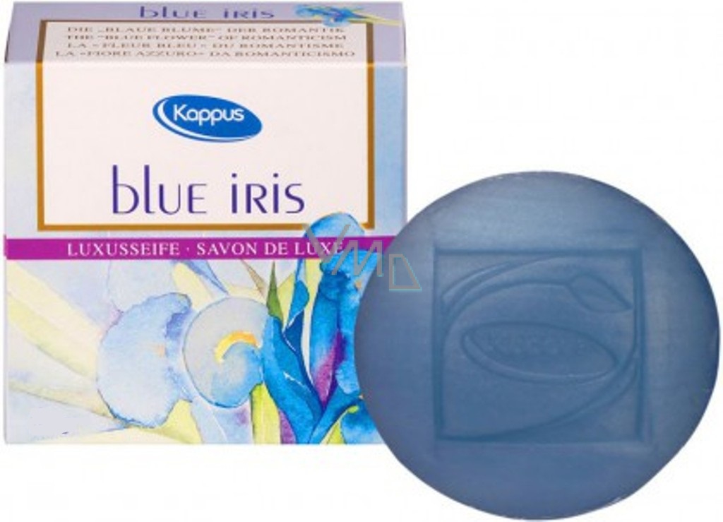Kappus Blue Iris Blue iris luxury soap with a refreshing scent for