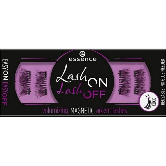 Essence Lash on Lash off Volumizing False Magnetic Eyelashes 01 Turn Up The Volume! 4 pieces