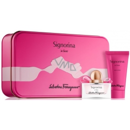 Salvatore Ferragamo Signorina in Fiore eau de toilette for women 30 ml +  body lotion 50 ml, gift set - VMD parfumerie - drogerie