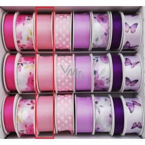 Ditipo Ribbon binding satin pink light 3 mx 25 mm