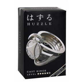 Huzzle Cast Ring II metal puzzle, difficulty 5