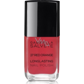 Gabriella Salvete Longlasting Enamel long-lasting nail polish with high gloss 27 Red Orange 11 ml