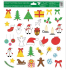 Non-adhesive window film 30 x 33.5 cm bell