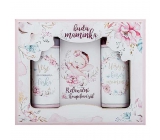 Bohemia Gifts I will be a mom shower gel 100 ml + shampoo 100 ml + bath salt 110 g, cosmetic set