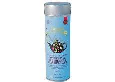English Tea Shop Bio White tea Blueberry and Elderflower 15 pieces of biodegradable tea pyramids in a recyclable tin can 30 g