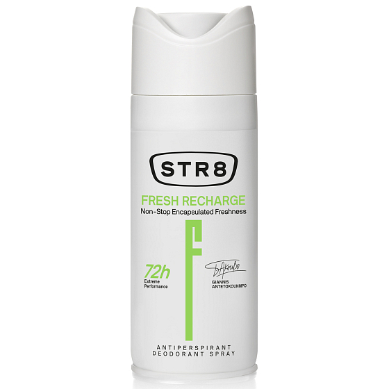 Str8 Fresh Recharge antiperspirant deodorant spray for men 150 ml