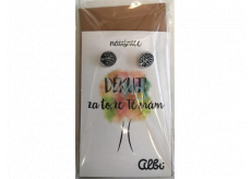 Albi Gift Jewelry Earrings Thank you 1 pair