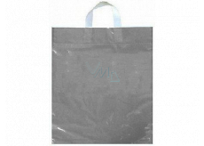 Press Plastic bag 36 x 45 cm with handle Silver