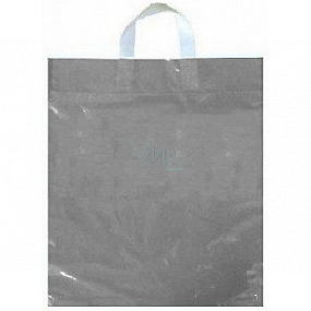 Press Plastic bag 36 x 45 cm with handle Silver