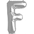 Albi Inflatable Letter F 49 cm