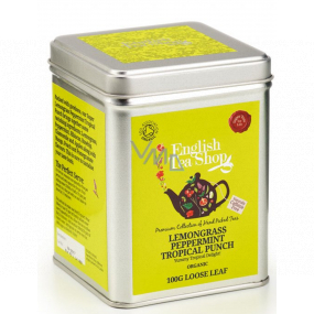English Tea Shop Organic Lemongrass, Mint and Tropical Fruit Loose Tea 100 g