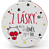 Nekupto Gift Center Double Mirror With Love 7 cm