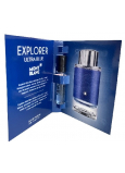 Montblanc Explorer Ultra Blue Eau de Parfum for Men 2 ml with spray, vial