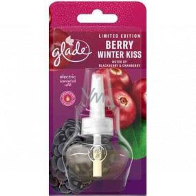 Glade Electric Scented Oil Berry Winter Kiss with the scent of blackberries and cranberries liquid filling for electric air freshener 20 ml