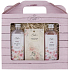 Bohemia Gifts Rose shower gel 100 ml + hair shampoo 100 ml + rose scented card 11 x 6,3 cm, cosmetic set