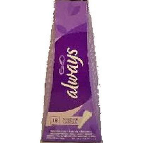 Always String Thong panty intimate insoles 18 pieces