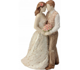 Arora Design Celebration of love sculpture of a couple in love Resin figurine 17 cm