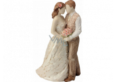 Arora Design Celebration of love sculpture of a couple in love Resin figurine 17 cm