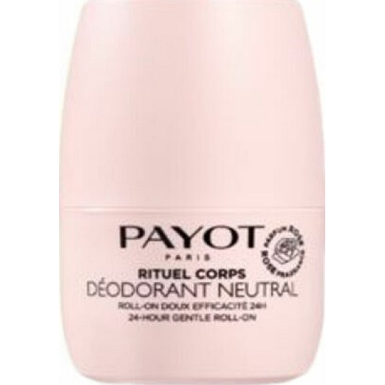 Payot Body Care Rituel Corps Neutral Rose roll-on deodorant without aluminium salts 25 ml