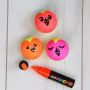 Posca Universal acrylic marker with wide, cut tip 8 mm Orange PC-8K