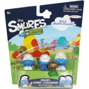 Smurfs playset with 3 different types of figures, recommended age 4+