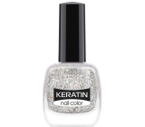 Golden Rose Keratin Nail Color Glitter Nail Lacquer 402 10,5 ml