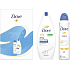 Dove Original Deeply Nourishing moisturizing shower gel 250 ml + Original antiperspirant deodorant spray 150 ml, cosmetic set for women