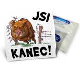 Nekupto Funny condom You're a stud! 1 piece