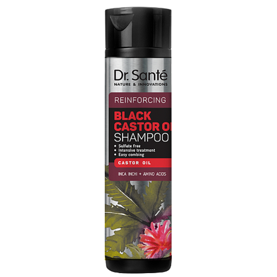 Dr. Santé Black Castor Oil Reinforcing Strengthening Shampoo for All Hair Types 250 ml