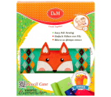 D&M Fox case, creative set 25 x 20,5 x 3 cm, age: 5+