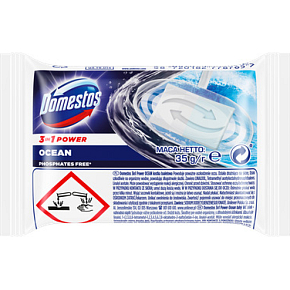 Domestos 3v1 Power Ocean Toilet Block Refill, 35 g