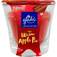Glade Scented Candle Warm Apple Pie, 112 g