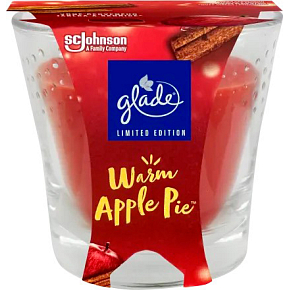 Glade Scented Candle Warm Apple Pie, 112 g