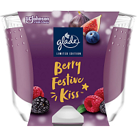 Glade scented candle Maxi Berry Festive Kiss, 204 g