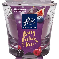 Glade scented candle Maxi Berry Festive Kiss, 204 g
