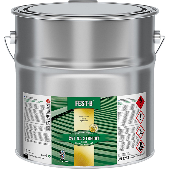 FEST-B S2141, anti-corrosive paint for iron, 0280 brown, 12 kg