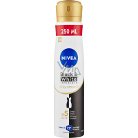 Nivea Black & White Invisible Silky Smooth Antiperspirant Spray, 250 ml