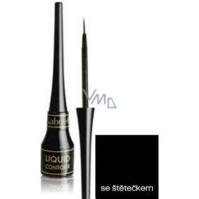 Gabriella Salvete Liquid Contour liquid eyeliner with brush black 4.3 ml