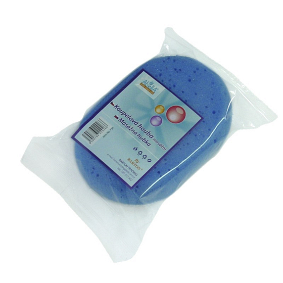 Abella Bath Sponge 7 SP Oval 1 piece