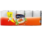 Big Soft Peach Peach Scented Toilet Paper with Peach Scent 2 Layers 8 x 200 Scraps + 2 Rolls