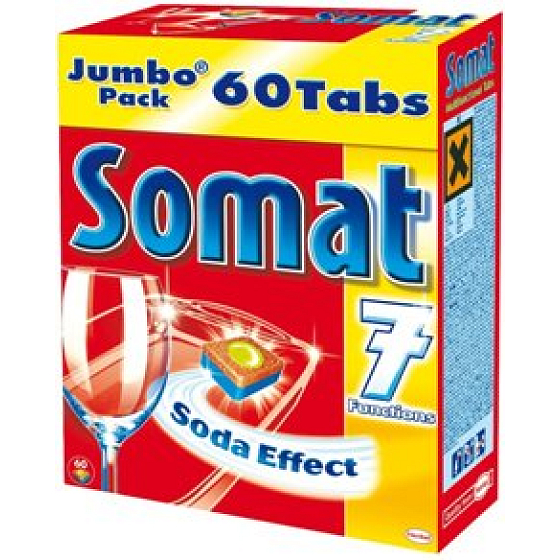 Somat 7 tablets in the dishwasher 60 tablets & dishwasher cleaner