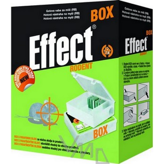Effect Rodent Box paraffin blocks for rodent control 40 g