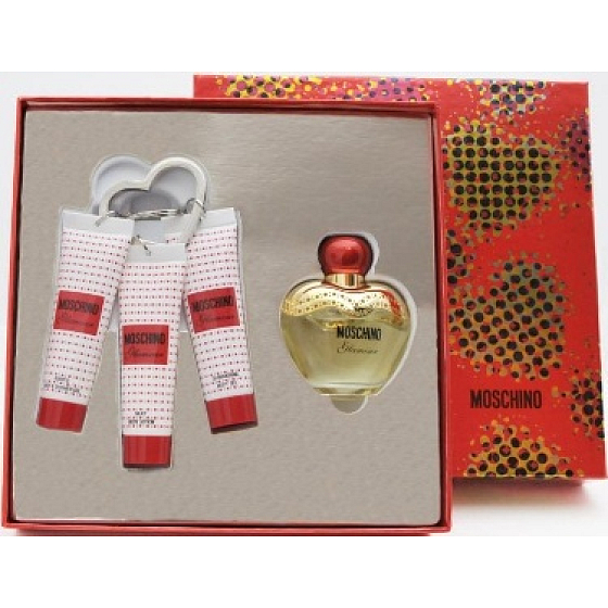 Moschino Glamor Eau de Parfum for Women 50 ml + Body Lotion 30 ml + SBG 30 ml + Shower Gel 30 ml, Gift Set