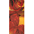 Alvarak Gift paper bottle bag 36 x 13 x 9 cm red bows 1 piece 20919