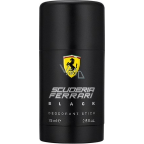 Ferrari Scuderia Black deodorant stick for men 75 ml