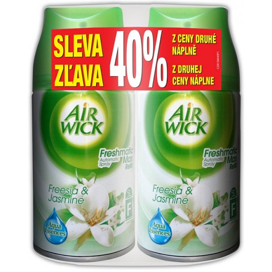 Air Wick FreshMatic Max Jasmine and freesia refill 2 x 250 ml