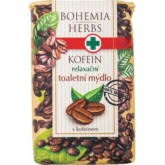 Bohemia Gifts Caffeine Relaxing Toilet Soap 100 g