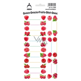 Arch Jar stickers Raspberries 18 labels