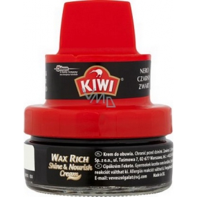 Kiwi Wax Rich Shine & Nourish Cream shoe cream Black 50 ml